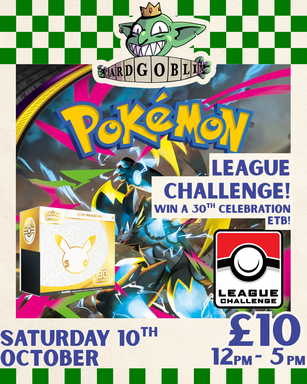 Pokemon TCG League Challenge - October 10th