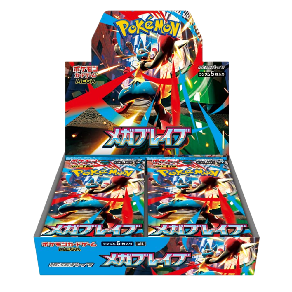 Pokemon - Mega Evolution - Mega Brave - Japanese Booster Box (30 Boosters)