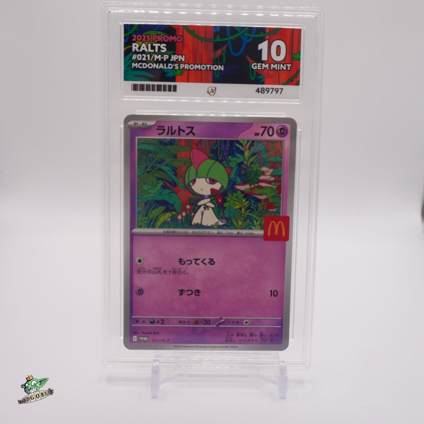 Ralts - 021 M-P JPN Promo ACE 10 GEM MINT