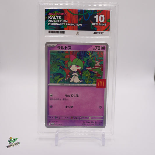 Ralts - 021 M-P JPN Promo ACE 10 GEM MINT