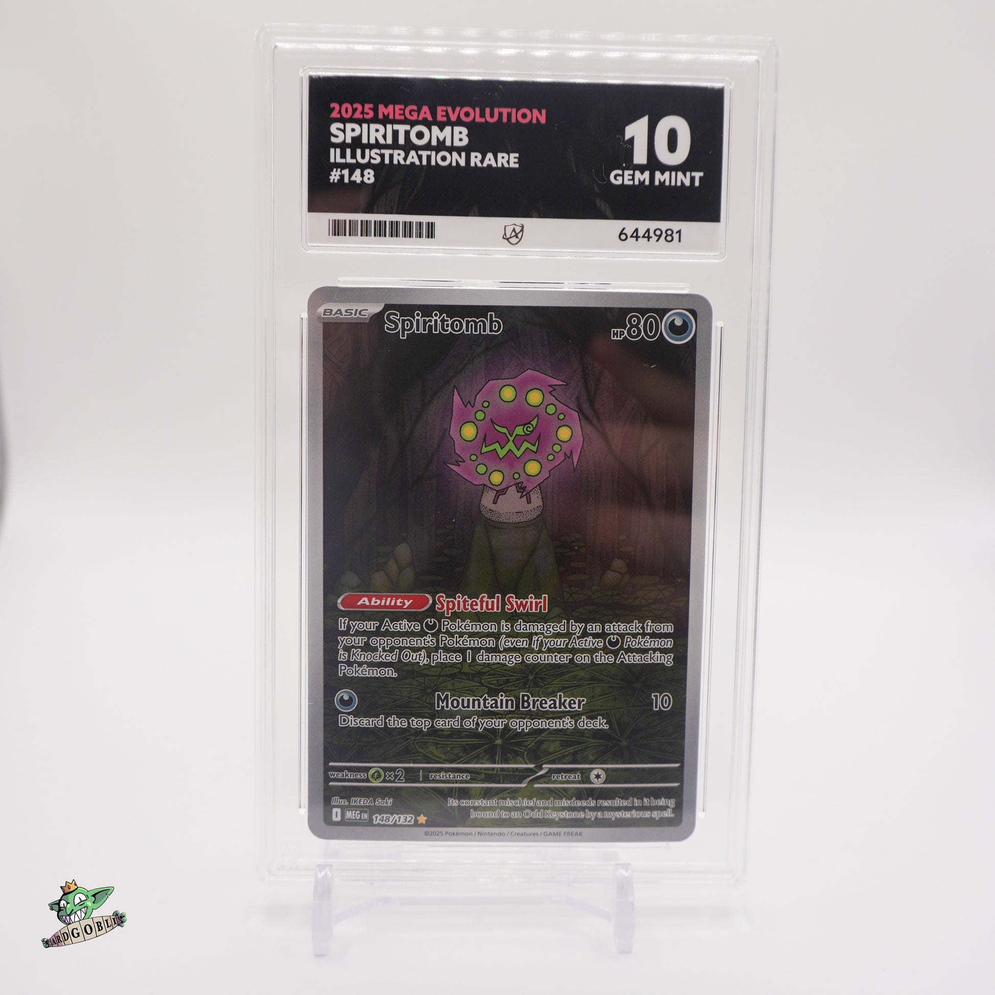 Spiritomb - 148 Mega Evolution ACE 10 GEM MINT