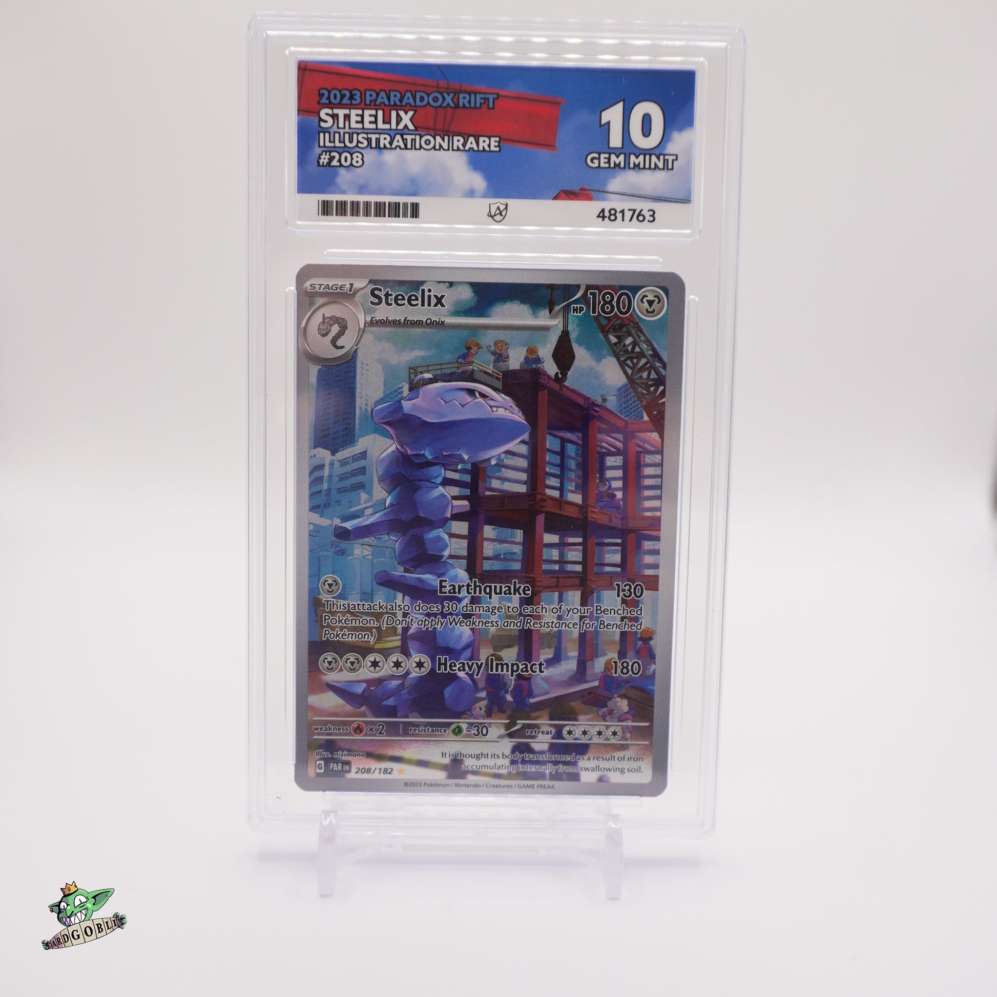 Steelix - 208 Paradox Rift ACE 10 GEM MINT
