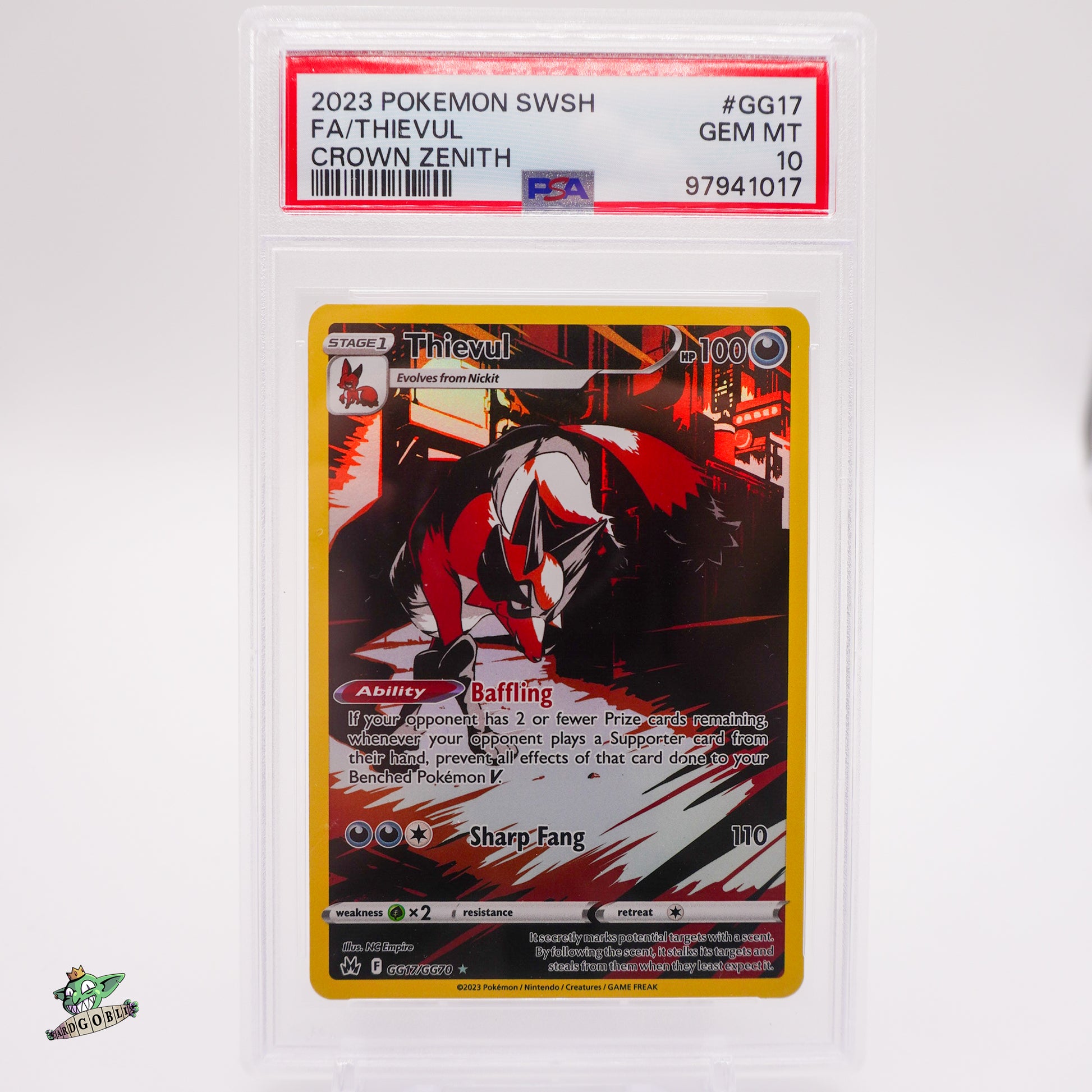 Thievul - GG17 Crown Zenith PSA 10 GEM MT
