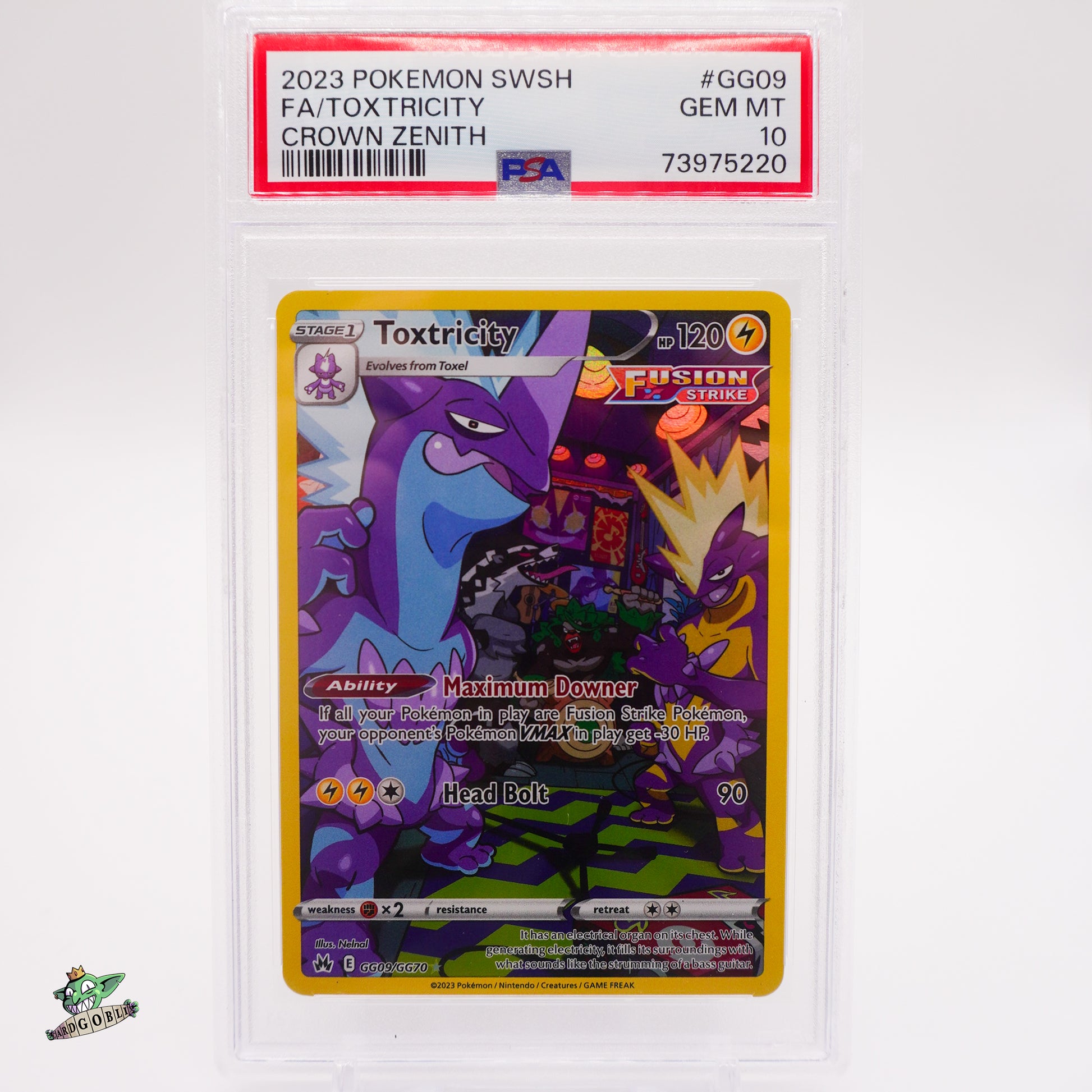 Toxtricity - GG09 Crown Zenith PSA 10 GEM MT