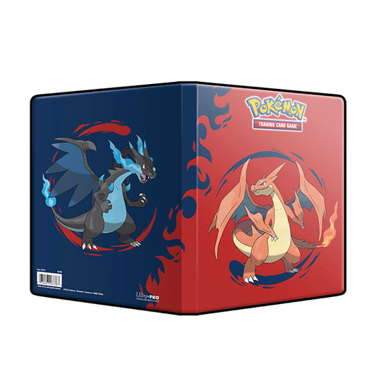 4 pocket portfolio with mega charizard x and y