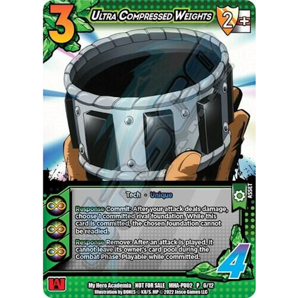 Ultra Compressed Weights, 6/12, P, UniVersus, MHA Promos
