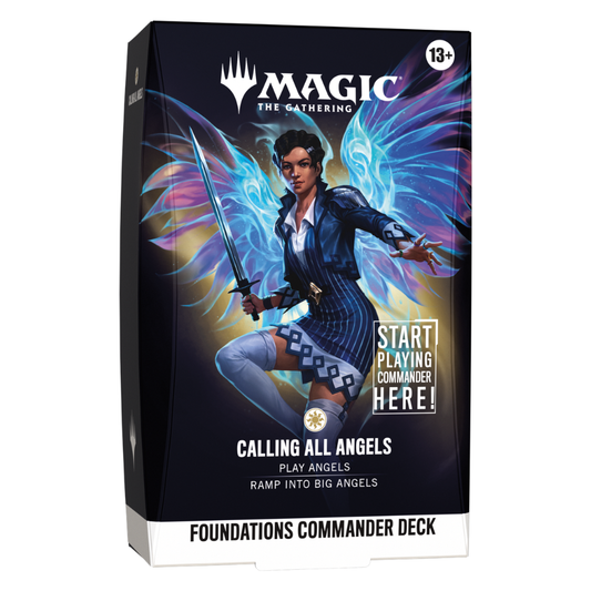 Magic: The Gathering - Foundations Starter Commander Deck - Calling All Angels