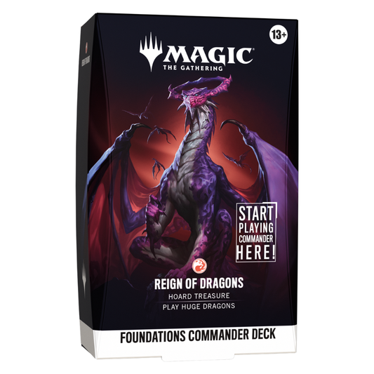 Magic: The Gathering - Foundations Starter Commander Deck - Reign of Dragons