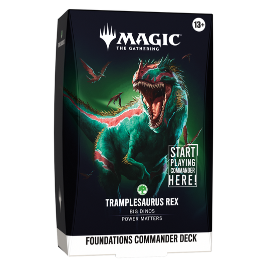 Magic: The Gathering - Foundations Starter Commander Deck - Tramplesaurus Rex