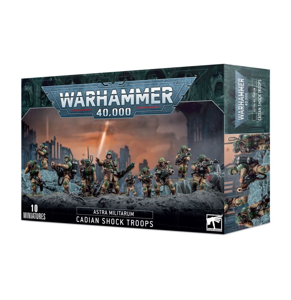 Warhammer 40k - Astra Militarum - Cadian Shock Troops Box