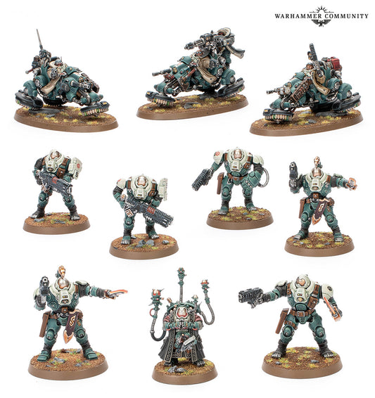 Leagues of Votann warhammer 40k minifigures from the Maelstrom 