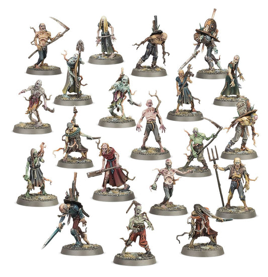 Warhammer Age of Sigmar miniatures from the Deadwalker Zombies box