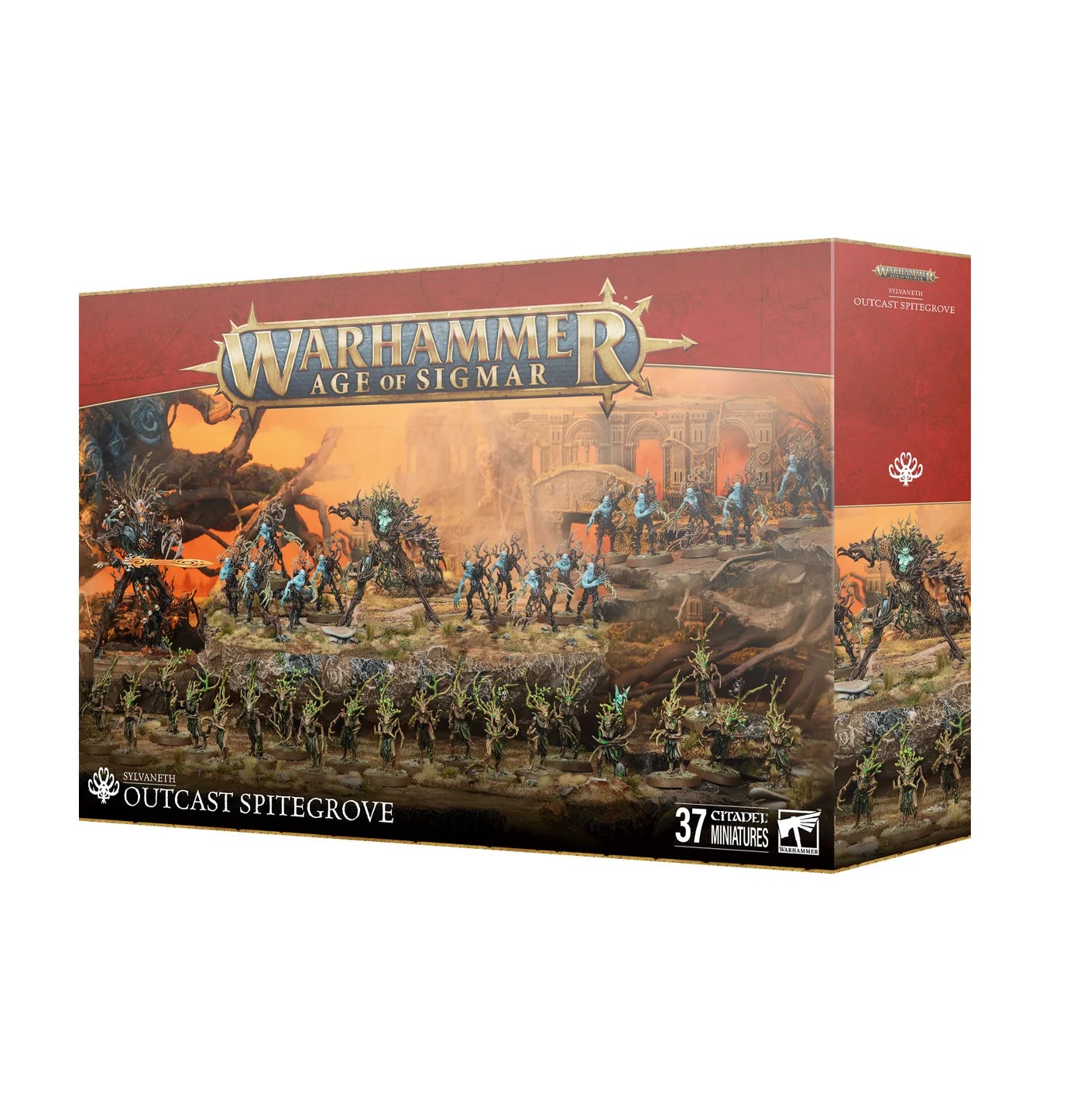 Warhammer Age of Sigmar box with minifigures