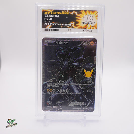 Zekrom - 114 Celebrations ACE 10 GEM MINT