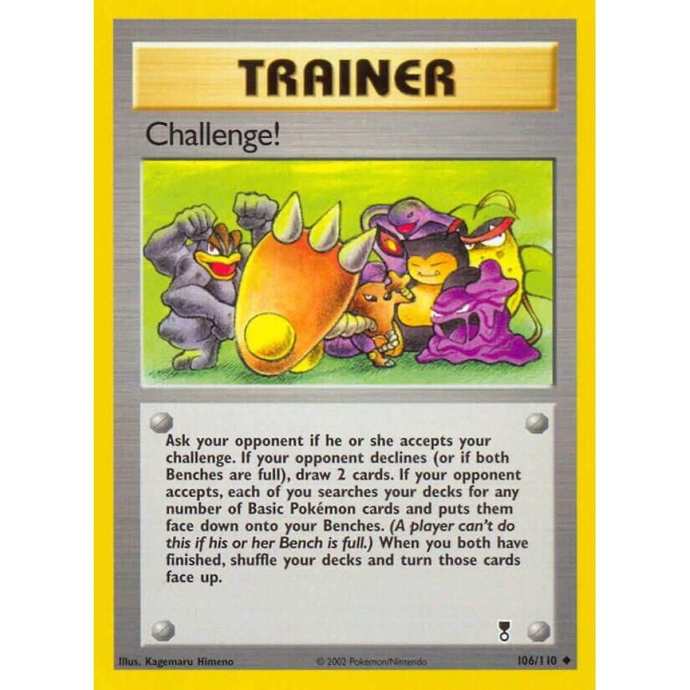 Challenge! Uncommon 106/110 Pokemon Card Game Legendary Collection