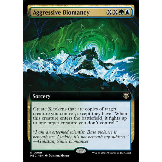 Aggressive Biomancy, 69, rare, Magic: The Gathering, Modern Horizons 3