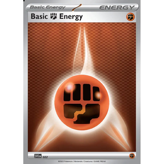 Basic Fighting Energy Fixed 22 Pokemon Card Game Scarlet & Violet Energy
