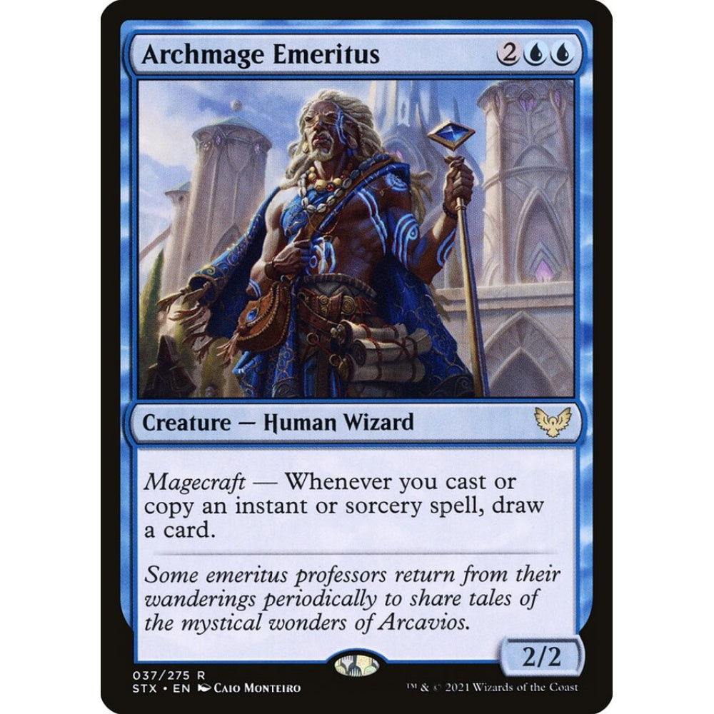 Archmage Emeritus rare 37 Magic the Gathering Strixhaven: School of Mages