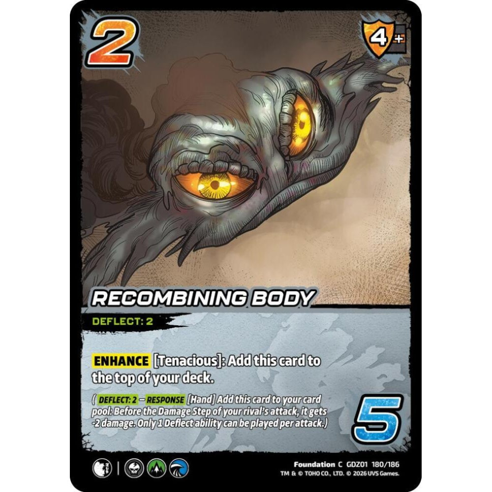 Recombining Body GDZ01 180/186 GDZ01 Universus Godzilla: Reign of Kaiju Foundation C