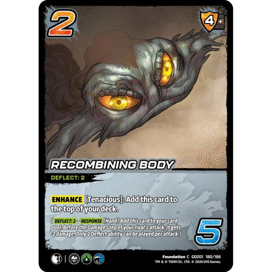 Recombining Body GDZ01 180/186 GDZ01 Universus Godzilla: Reign of Kaiju Foundation C