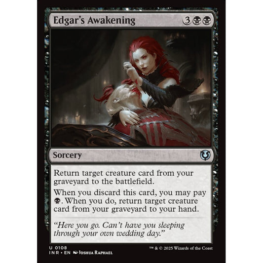 Edgar's Awakening, 108, uncommon, Magic: The Gathering, Innistrad Remastered