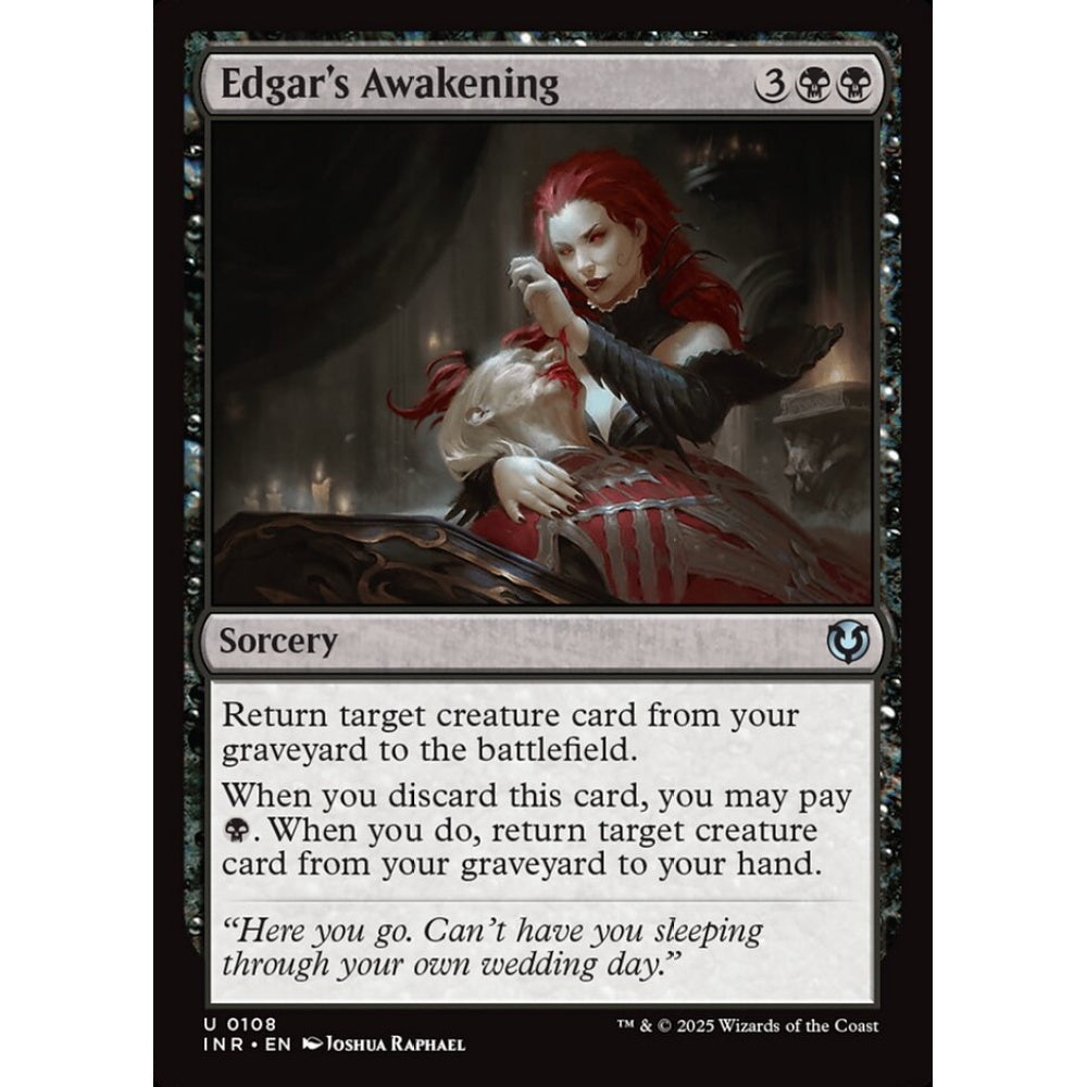 Edgar's Awakening, 108, uncommon, Magic: The Gathering, Innistrad Remastered