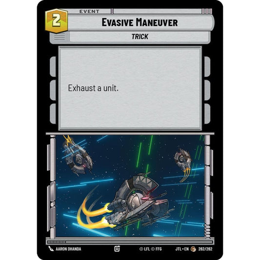Evasive Maneuver, C, JTL 262), Star Wars Unlimited