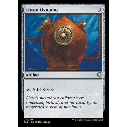 Thran Dynamo, 290, uncommon, Magic: The Gathering, Bloomburrow