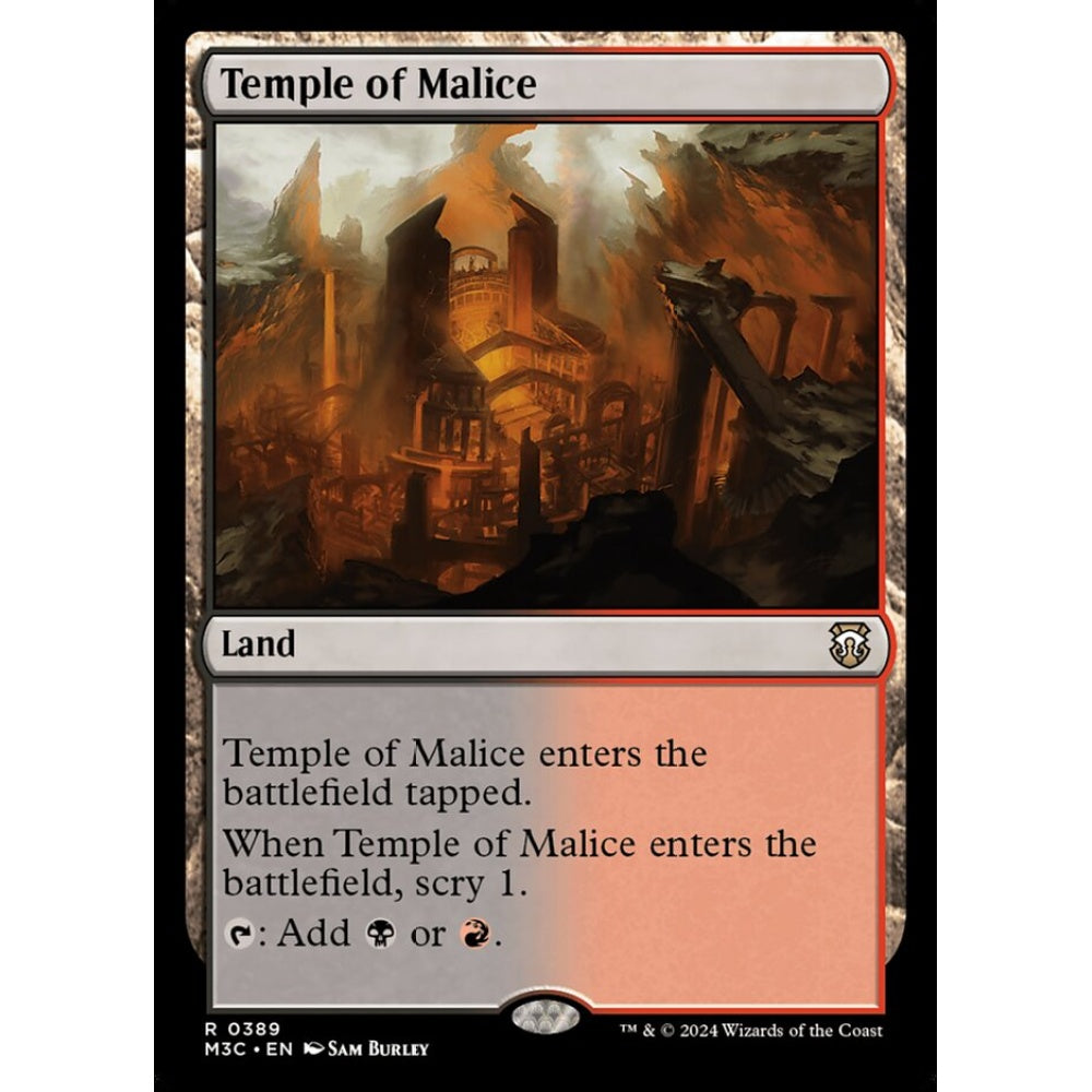 Temple of Malice, 389, rare, Magic: The Gathering, Modern Horizons 3