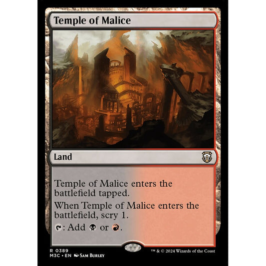 Temple of Malice, 389, rare, Magic: The Gathering, Modern Horizons 3