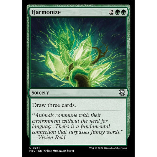 Harmonize, 231, uncommon, Magic: The Gathering, Modern Horizons 3