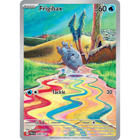 Frigibax Illustration Rare 208/193 Pokemon Card Game Paldea Evolved