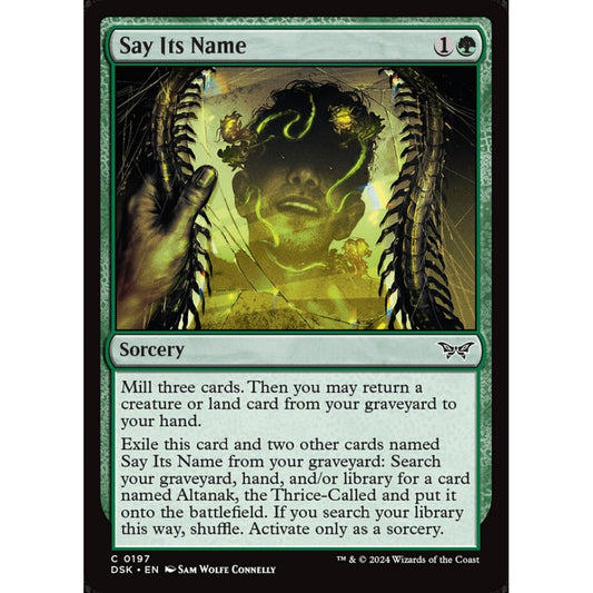 Say Its Name, 197, common, Magic: The Gathering, Duskmourn: House of Horror