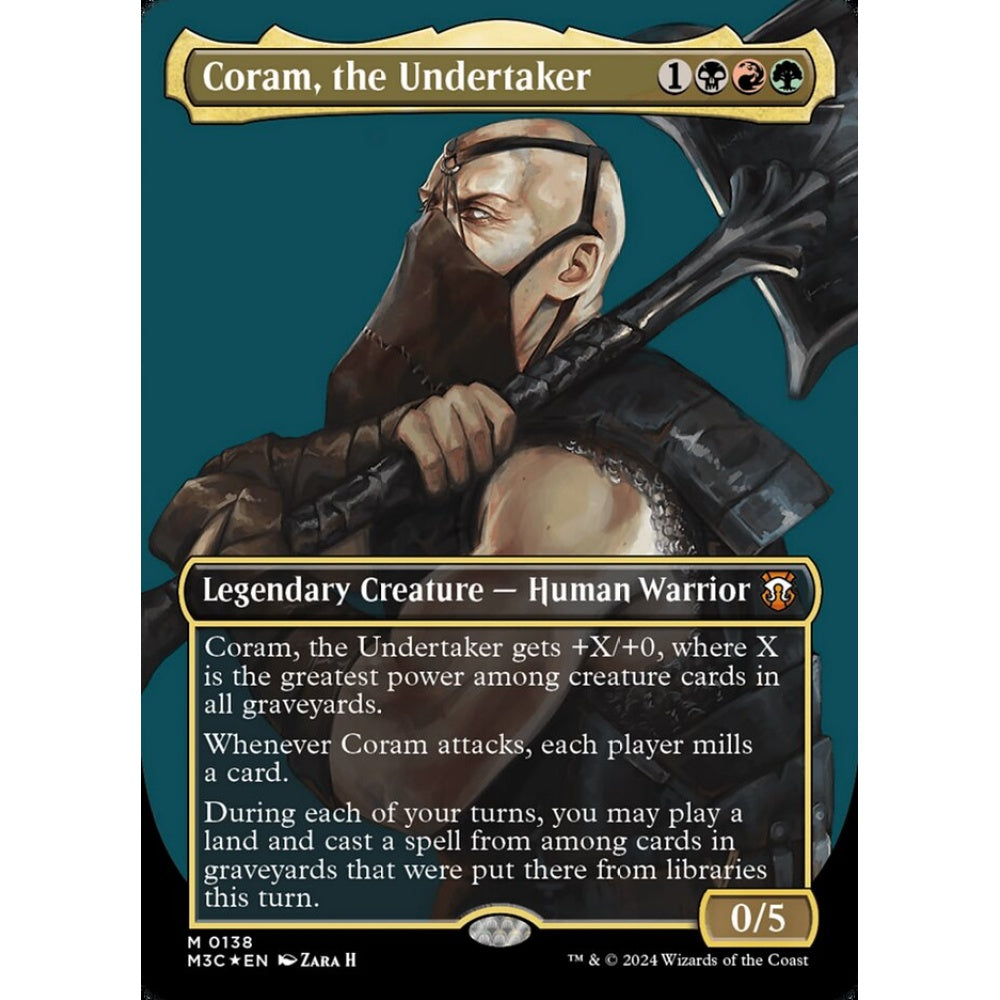 Coram, the Undertaker, 138, mythic, Magic: The Gathering, Modern Horizons 3
