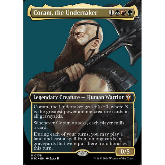 Coram, the Undertaker, 138, mythic, Magic: The Gathering, Modern Horizons 3