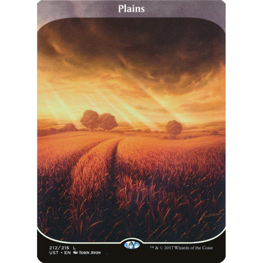 Plains common 212 Magic the Gathering Unstable