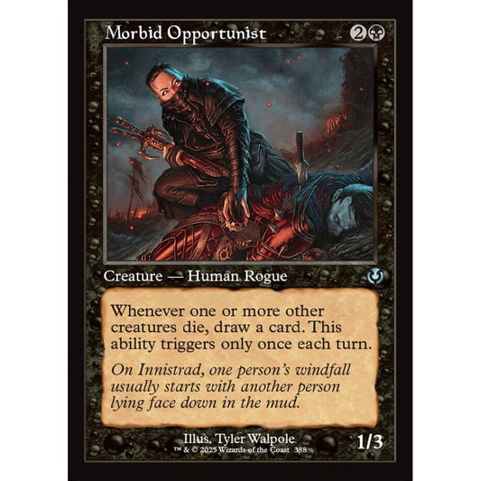 Morbid Opportunist, 388, uncommon, Magic: The Gathering, Innistrad Remastered