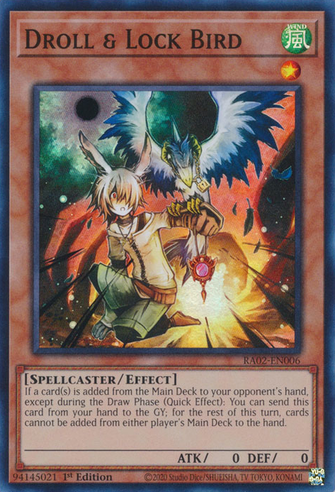 Droll & Lock Bird TAMA-EN047 Rare Rare Yu-Gi-Oh Tactical Masters in Art