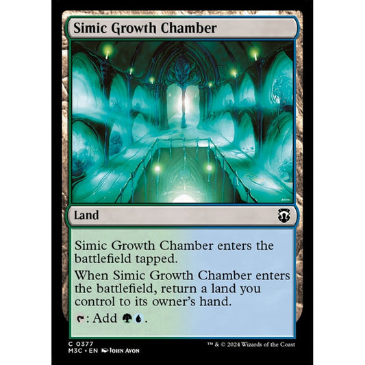 Simic Growth Chamber, 377, common, Magic: The Gathering, Modern Horizons 3