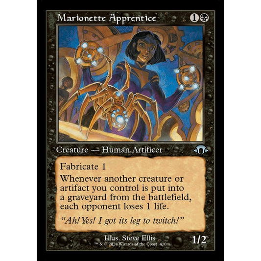Marionette Apprentice, 410, uncommon, Magic: The Gathering, Modern Horizons 3