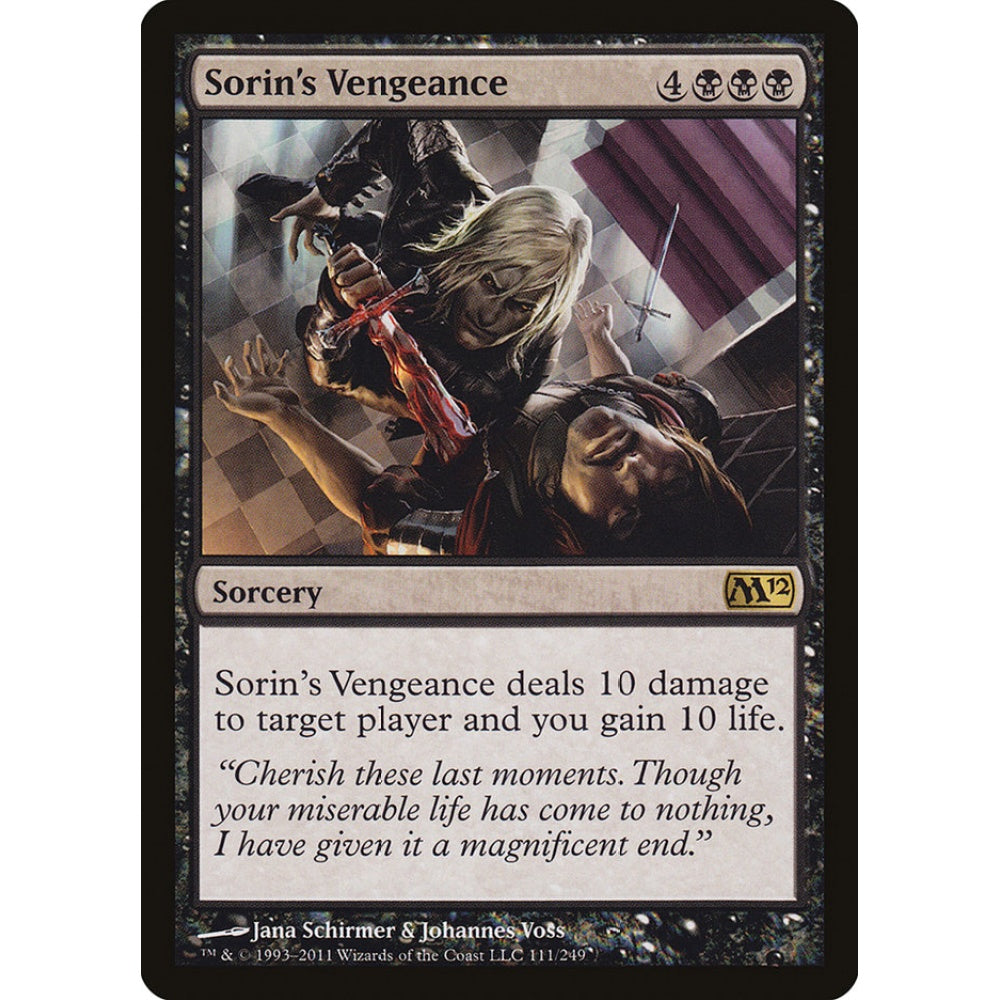 Sorin's Vengeance rare 111 Magic the Gathering Magic 2012
