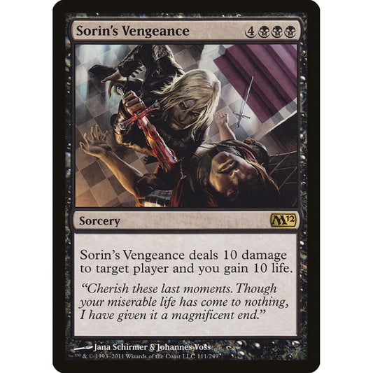 Sorin's Vengeance rare 111 Magic the Gathering Magic 2012