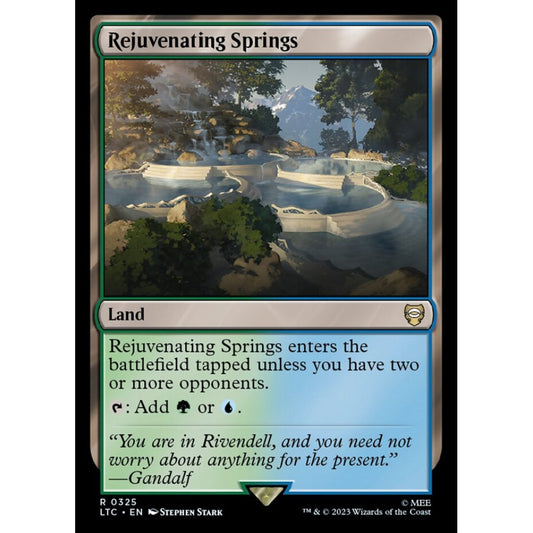 Rejuvenating Springs, rare, 325, Magic the Gathering, Tales of Middle-earth Commander