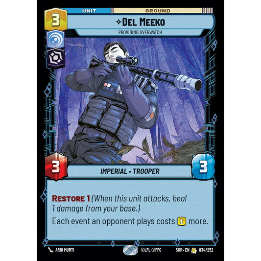 Del Meeko, 34, R, Star Wars Unlimited, Sparks Of Rebellion