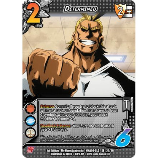 Determined, 29/36, SE, UniVersus, MHA04 League of Villains