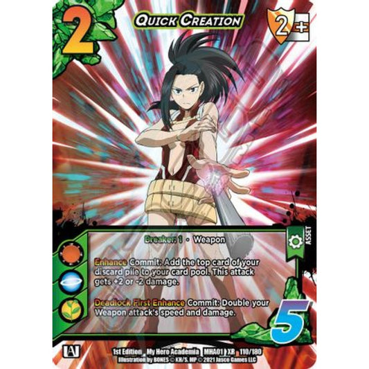 Quick Creation, 110/180, XR, UniVersus, MHA01 My Hero Academia