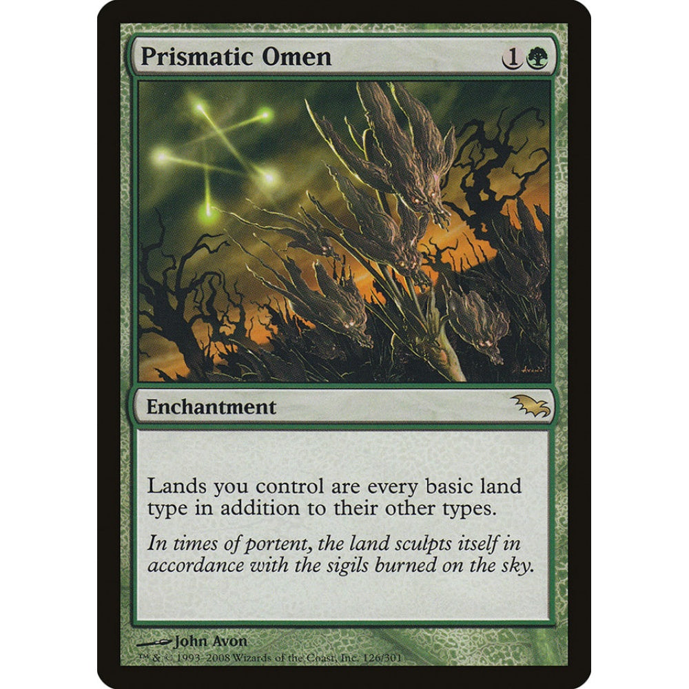Prismatic Omen rare 126 Magic the Gathering Shadowmoor