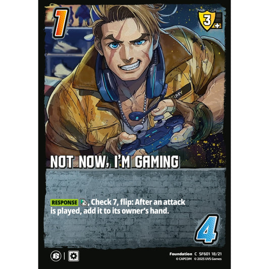 Not Now, I’m Gaming 18/21 SF601 Universus Street Fighter 6: Challanger Series Ryu&Luke Foundation C