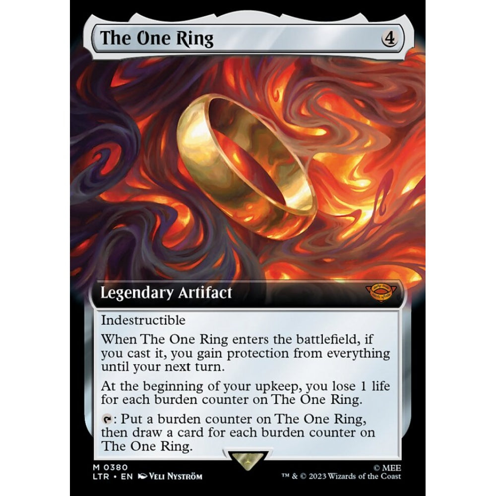 The One Ring, mythic, 380, Magic the Gathering, The Lord of the Rings: Tales of Middle-earth