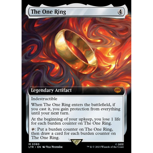 The One Ring, mythic, 380, Magic the Gathering, The Lord of the Rings: Tales of Middle-earth